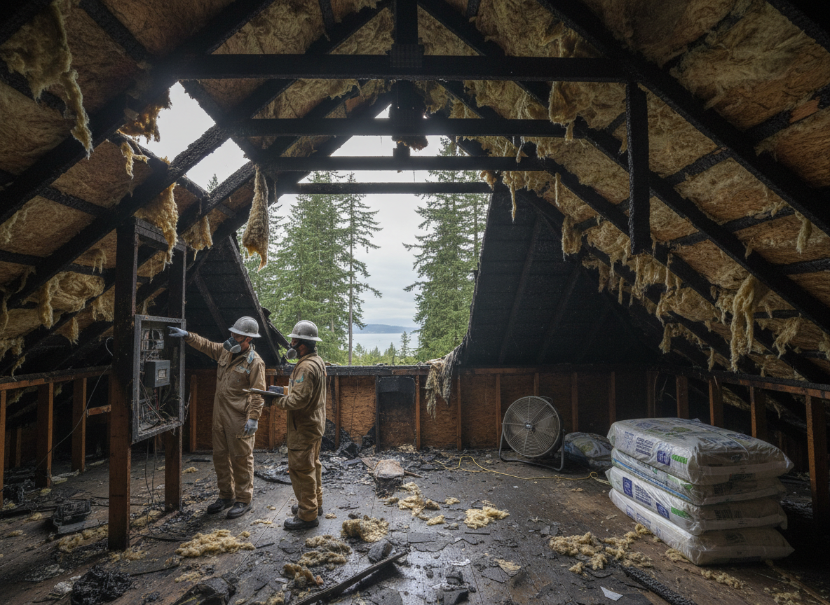 Fire Damage Restoration in Burien