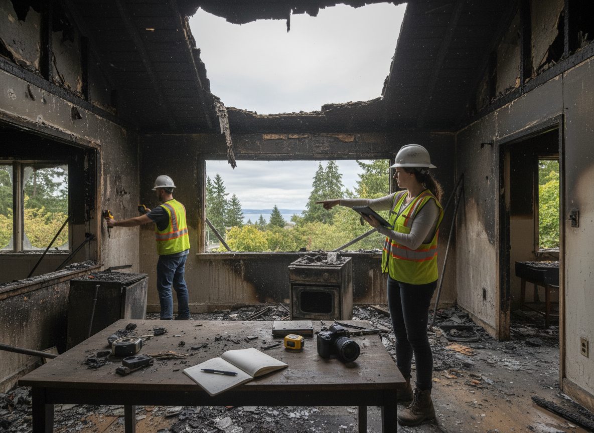 Step-by-Step Guide to Documenting Fire Damage for Insurance in Seahurst