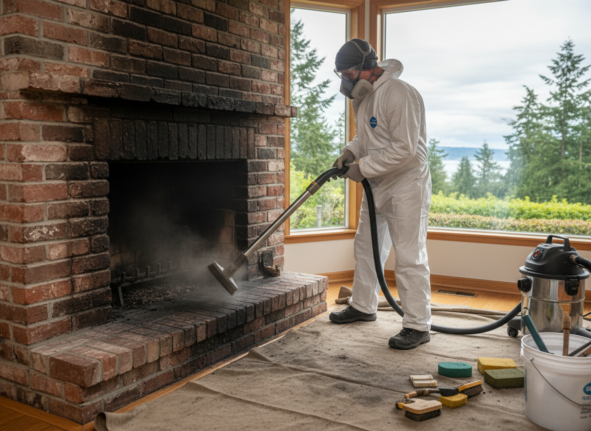 What Seahurst Residents Should Know About Soot Removal From Brick Fireplaces