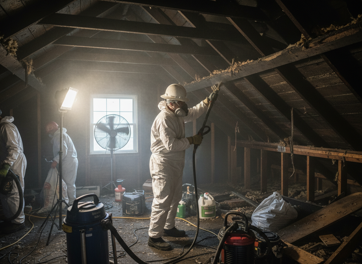 Attic Fire Restoration in Seahurst, WA
