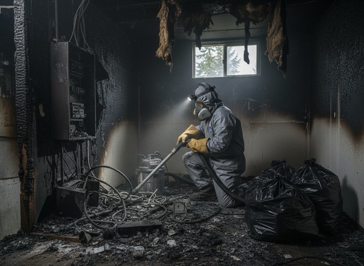 Electrical Fire Cleanup in Seahurst, WA