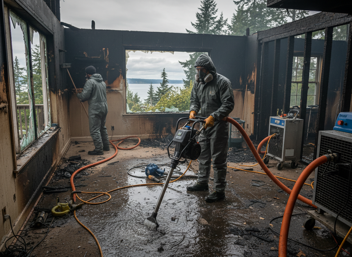 Fire and Flood Restoration in Seahurst, WA