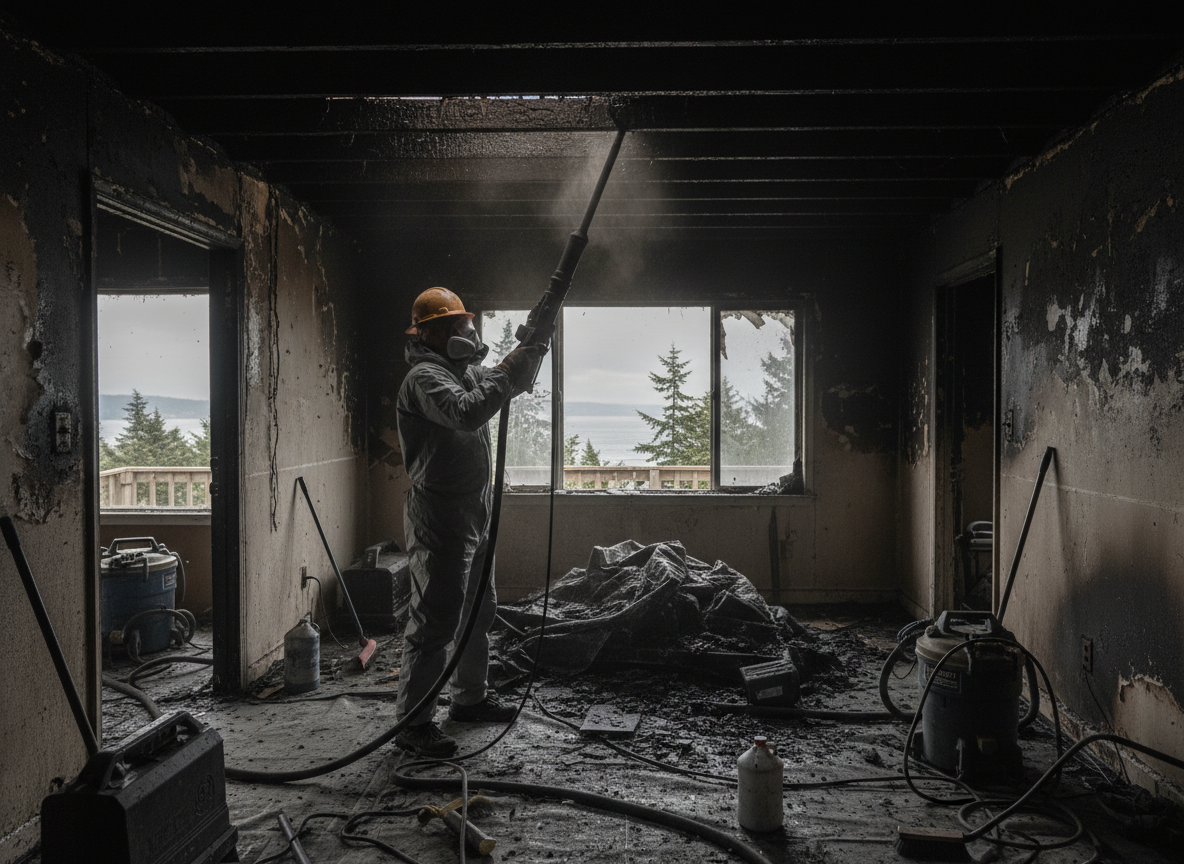 Fire Damage Restoration in Highline